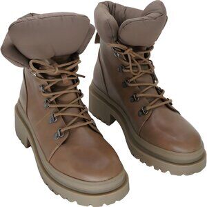 Journee Collection Womens Irrah Lug Boot Tan Taupe Fashion 9.5 WC